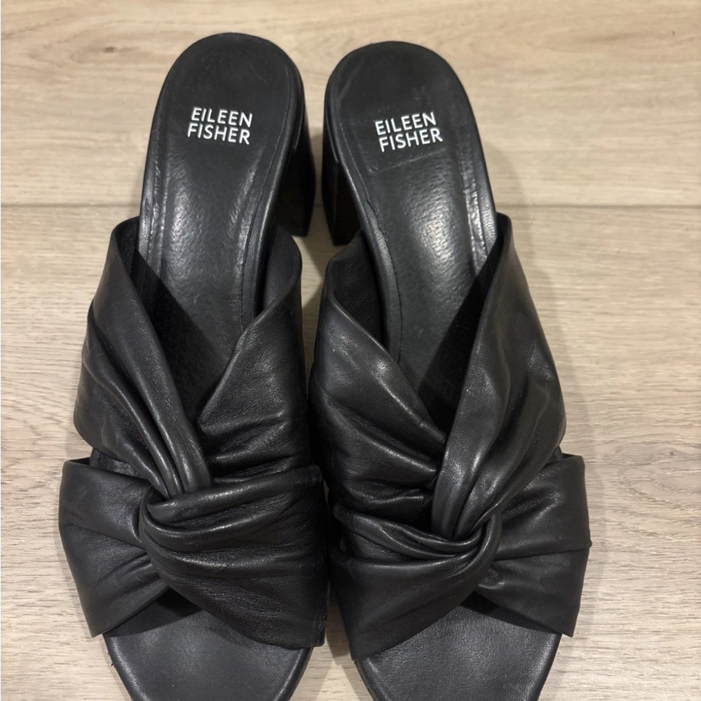 Eileen Fisher knotted heels